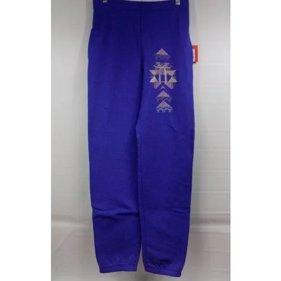Mossimo Supply Co. Blue Diamond Graphic Sweatpants Size S/P NEW WITH TAGS - Picture 1 of 7